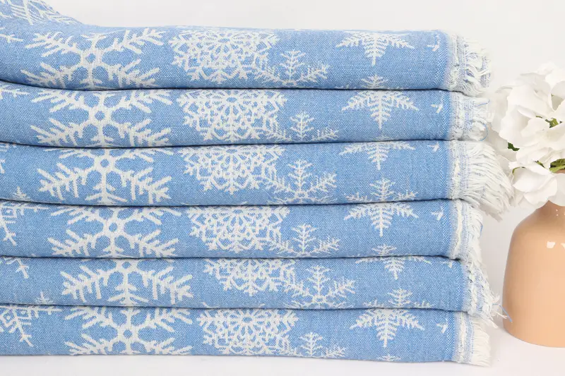Bachelorette Party Decorations, Bridesmaid Favors, Best Friend Gift, Bachelor Party Favors, 80x40 Cotton Snow Design Towel, Bridesmaid Gift Towel - 4
