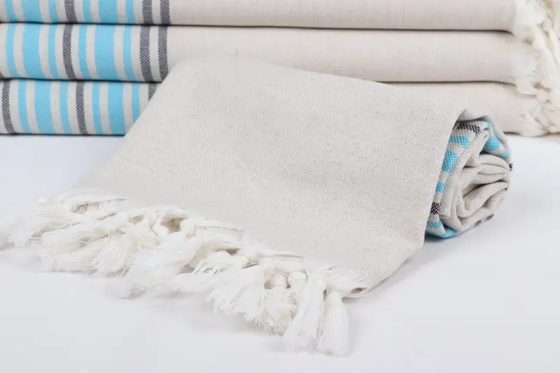 70x40 Linen Striped Towel, Monogram Beach Towel, Gift Boxes Towel, Custom Wedding Gifts, Personalized Bridesmaid Gift, Best Wedding Gift - 4