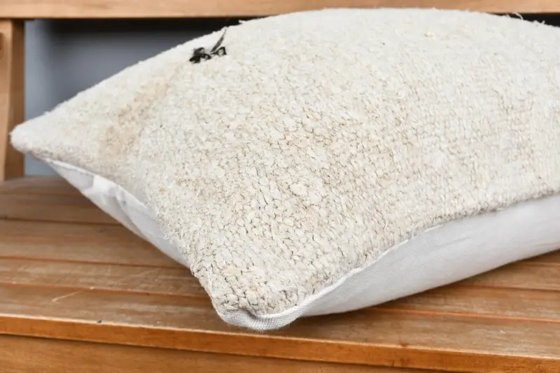 Gift Pillow, Turkish Pillow, 16x24 Beige Cushion Case, Pillow for Sofa, Custom Cushion, Sustainable Pillow Cover, Ottoman Cushion Case, Pillow Sham - 4