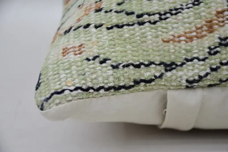 Home Decor Pillow, Decorative Pillow Cover, 12x12 Beige Pillow, Boho Pillow Sham Cover, Cushion Case, Vintage Pillow - 5