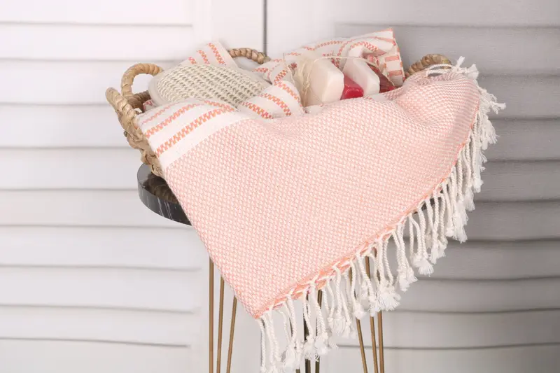 Bridesmaid Gifts, Sand-resistant towel, Unique Gift, Best Friend Wedding Gift, Custom Towel, 76x40 Cotton Striped Towel, Turkish Beach Towel Bulk - 2