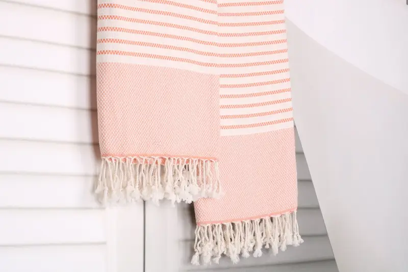 Bridesmaid Gifts, Sand-resistant towel, Unique Gift, Best Friend Wedding Gift, Custom Towel, 76x40 Cotton Striped Towel, Turkish Beach Towel Bulk - 8