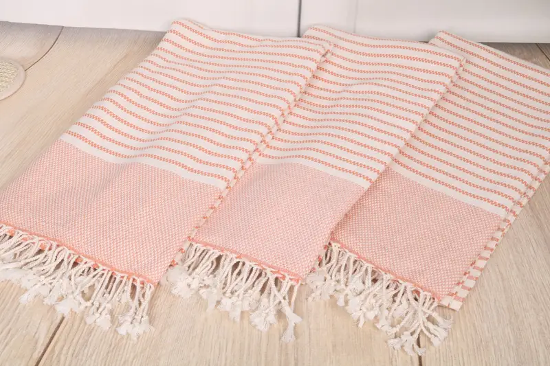 Bridesmaid Gifts, Sand-resistant towel, Unique Gift, Best Friend Wedding Gift, Custom Towel, 76x40 Cotton Striped Towel, Turkish Beach Towel Bulk - 6