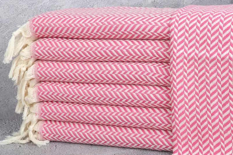 Personalized Gifts, Wedding Gift For Bride, Summer Towel, 36x18 Cotton Chevron Towel, Kitchen Towel, Home Decor Gifts, Monogram Kitchen Towel - 1