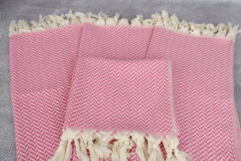 Personalized Gifts, Wedding Gift For Bride, Summer Towel, 36x18 Cotton Chevron Towel, Kitchen Towel, Home Decor Gifts, Monogram Kitchen Towel - 4