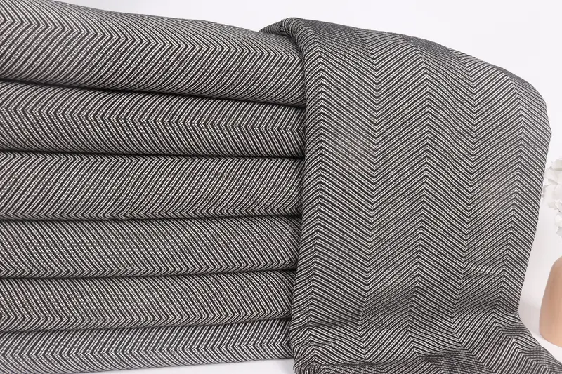 Monogram Blanket, Best Friend Gift, Personalized Blanket, 84x68 Cotton Zig zag Towel, Custom Wedding Gifts, Wedding Gift Customized Blanket - 2