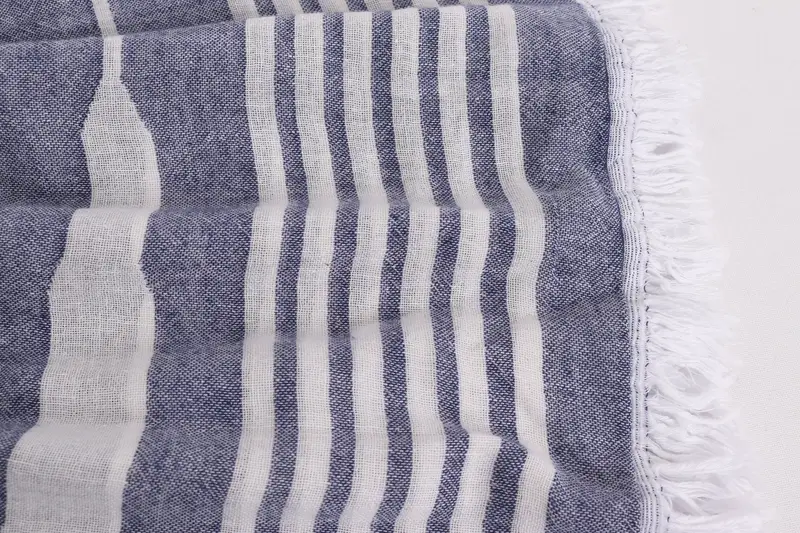 Bridesmaid Gifts, Organic Beach Blanket, Birthday Gift, Custom Wedding Gifts, Woven Blanket, Extra Large Tablecloth, 84x60 Cotton Patterned Towel - 8