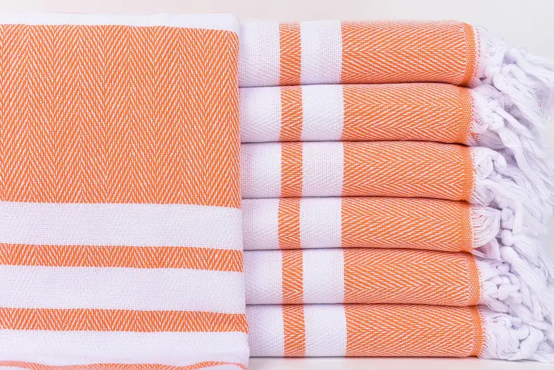 Handmade Gift, Absorbent Turkish towel, Custom Name Towel, 68x36 Cotton Chevron Towel, Bachelorette Party Gifts Bridesmaids, Gift For Him - 1