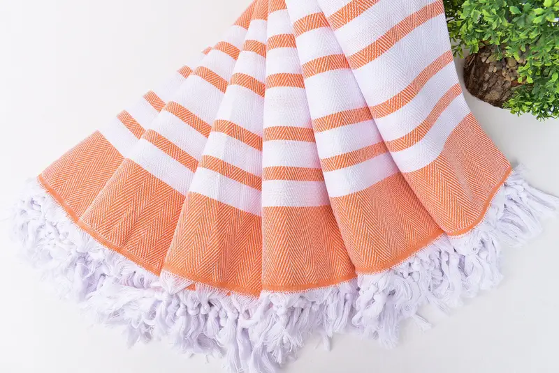 Handmade Gift, Absorbent Turkish towel, Custom Name Towel, 68x36 Cotton Chevron Towel, Bachelorette Party Gifts Bridesmaids, Gift For Him - 4