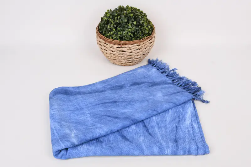 Absorbent Turkish towel, Bridesmaid Gift, House Warming Gift, 68x38 Cotton Tie Dye Towel, Beach towel, Traditional Turkish peshtemal for hammam - 5