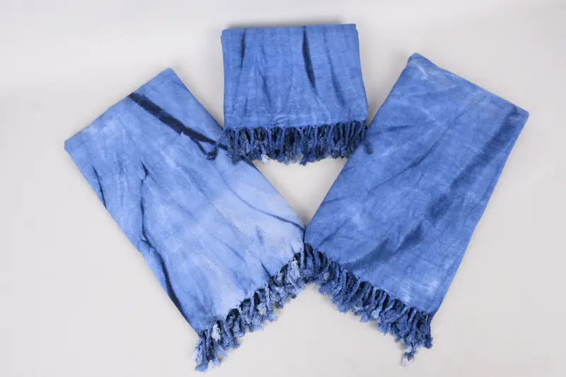 Absorbent Turkish towel, Bridesmaid Gift, House Warming Gift, 68x38 Cotton Tie Dye Towel, Beach towel, Traditional Turkish peshtemal for hammam - 7