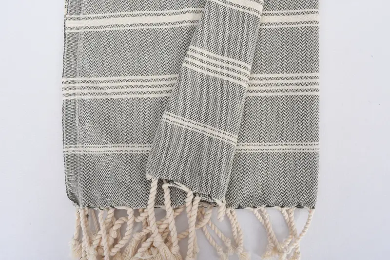 Personalized Kitchen Towel, Guest Towel, Personalized Gift, Bulk Order Towel, Personalize Gift, Monogram Kitchen Towel, 38x24 Cotton Striped Towel - 8