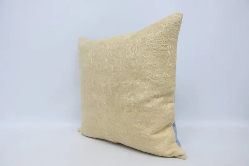 Pillow Cover, 28x28 Beige Cushion, Vintage Kilim Throw Pillow, Kilim Cushion Sham, Ethnical Kilim Rug Pillow, Handmade Rug Seat Cushion Case - 4