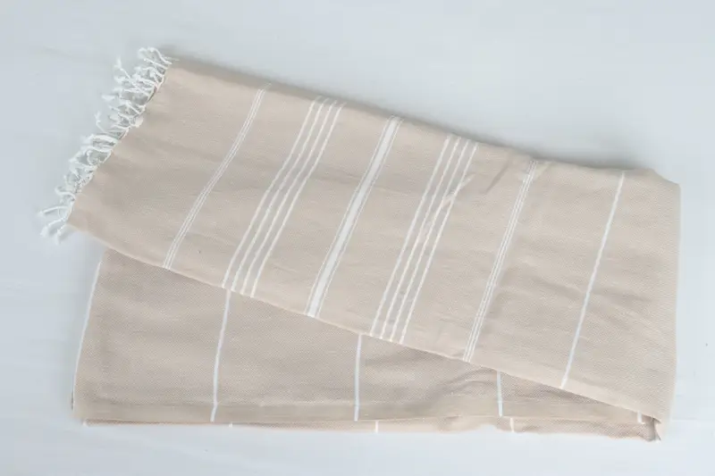Woven Blanket, 96x80 Cotton Striped Towel, Personalized Gift, Turkish Blanket Throw, Housewarming Gift, Custom Shower Curtain, Custom Wedding Gifts - 6