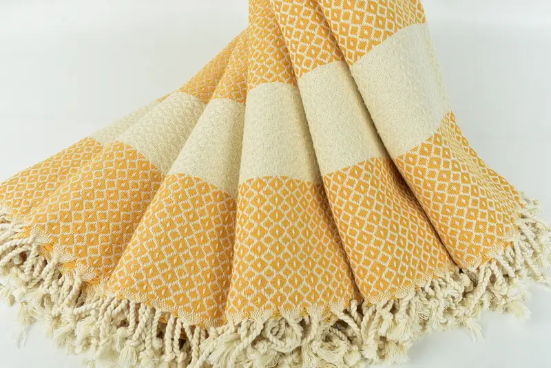 Turkish Bath Towel USA, 70x40 Cotton Geometric Towel, Yoga Towel, Turkish towel, Beach Wedding Favor, Gifts For Him, Gift For Her, Wedding For Favor - 4