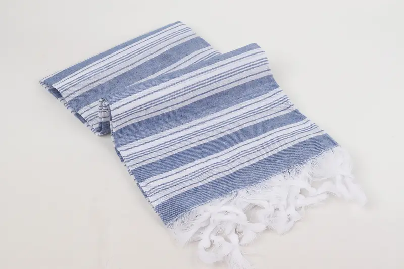 Travel Towel, 70x40 Cotton Striped Towel, Family Gift Basket, Gifts For Him, Organic Turkish towel, Personalized Beach Towel, Christmas Favors - 6