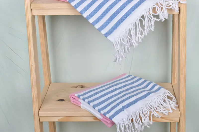 70x40 Cotton Striped Towel, Bachelorette Towel, Hammam towel, Custom Beach Towels, Embroidery Towel, Engagement Gift, Wedding Gift, Organic towel - 5