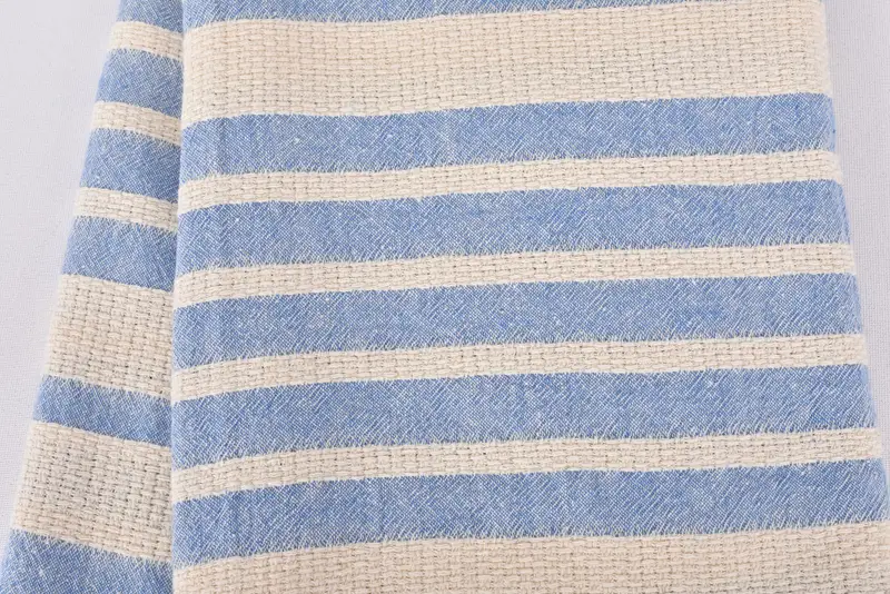Personalized Wedding Gift, Valentines Gift, Organic towel, Custom monogram Turkish beach towel USA, Custom Gift, 70x34 Cotton Striped Towel - 4