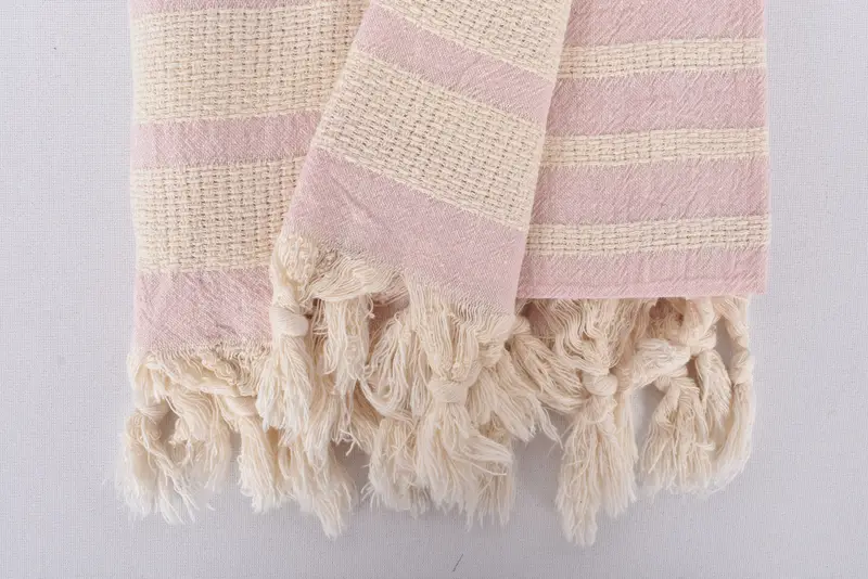 Personalized Wedding Gift, Valentines Gift, Organic towel, Custom monogram Turkish beach towel USA, Custom Gift, 70x34 Cotton Striped Towel - 7