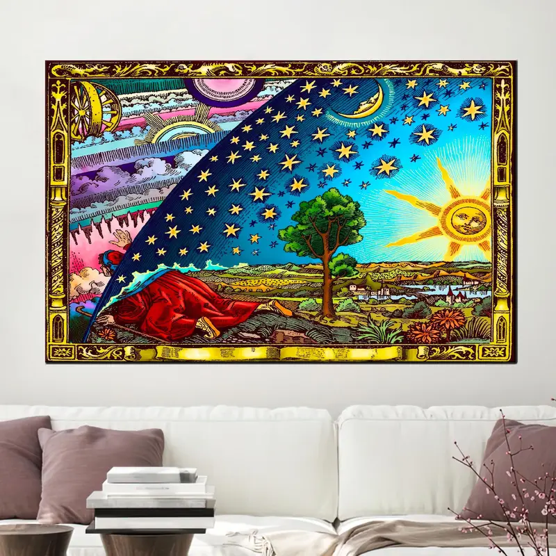 グラビアコスモス 天文学と空の不思議をプリントしたキャンバス