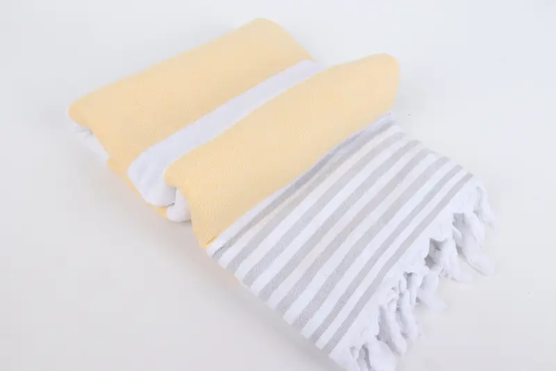 Gift For Him, Bridal Gifts, Monogram Turkish Towel, Quick-Dry Beach Towel, Florida Bachelorette Party Favors, 68x36 Cotton Striped Terry Towel - 6