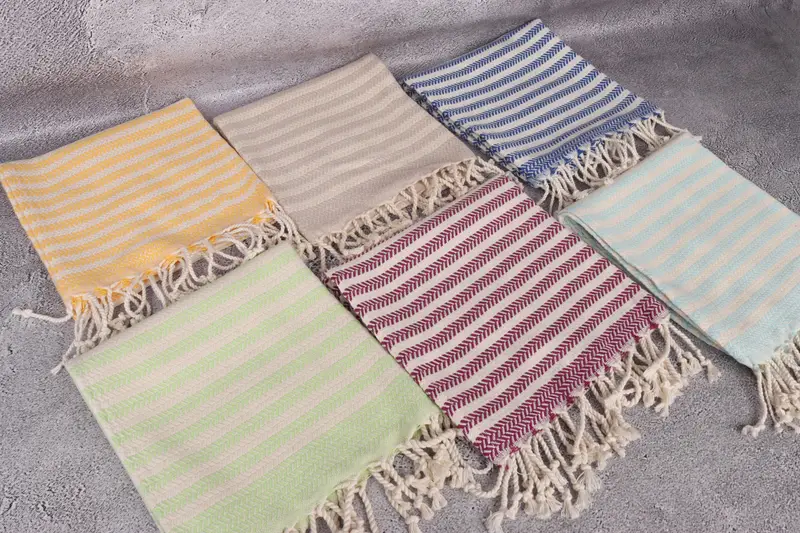 Custom Hand Towel, Personalized Gifts, Custom Wedding Gifts, Turkish Hand Towel, 40x18 Cotton Striped Towel, Hand Size Towels, Bachelorette Towel - 4