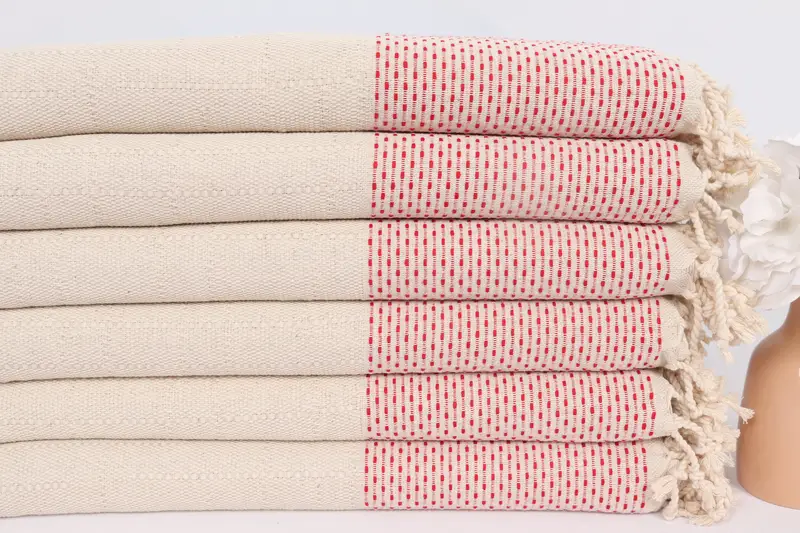 Handtücher für Handgröße, 40x20 Baumwollpolka Punkt Handtuch, Badezimmertücher, türkisches Geschirrtuch, Fitnesshandtuch, türkisches Handtuch, Bio -Geschirrtuch, Sommergeschenk - 3