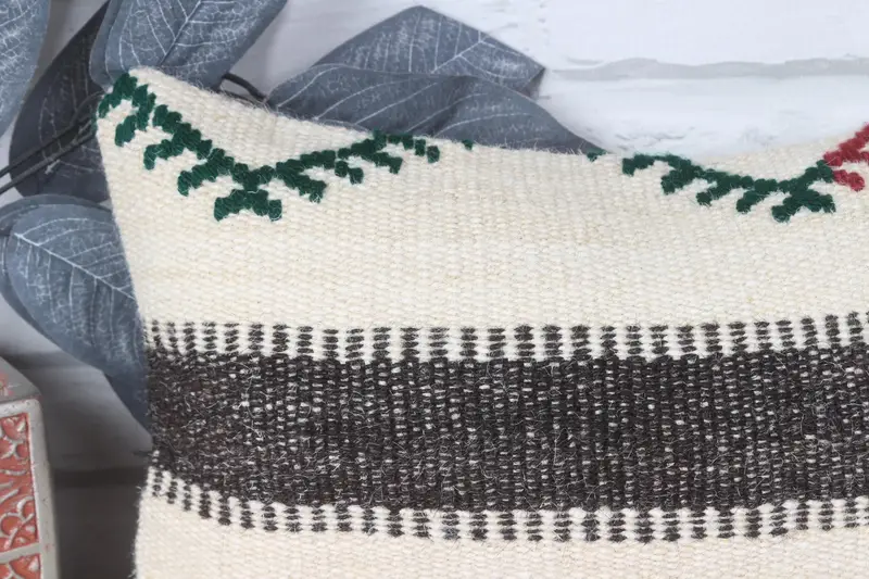 Outdoor Bolster Cushion Cover, Antique Pillows, 8x16 Beige Pillow, Nautical Throw Cushion, Vintage Kilim Pillow, Cushion Case, Vintage Pillow - 2