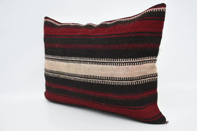 20x28 Red Pillow Case, Pillow Cover, Handmade Kilim Cushion, Ethnical Kilim Rug Pillow, Gift Pillow, Ethnic Throw Cushion Case - 4