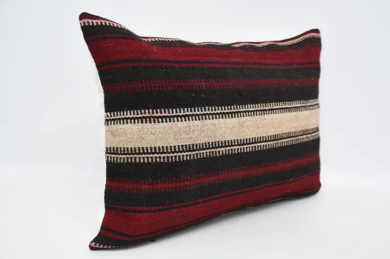 20x28 Red Pillow Case, Pillow Cover, Handmade Kilim Cushion, Ethnical Kilim Rug Pillow, Gift Pillow, Ethnic Throw Cushion Case - 3