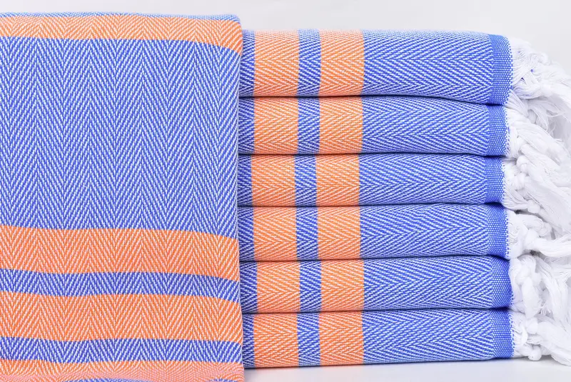 68x36 Cotton Chevron Towel, Spa Gift, Bachelorette Party Decorations, Bachelorette Party Gift, Eco-Friendly Turkish Towel, Lightweight towel - 1