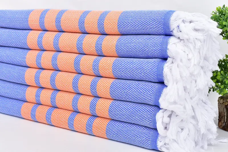 68x36 Cotton Chevron Towel, Spa Gift, Bachelorette Party Decorations, Bachelorette Party Gift, Eco-Friendly Turkish Towel, Lightweight towel - 3