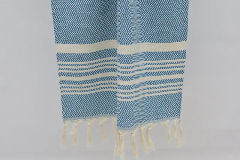 Small Bath Towels, Wedding Anniversary Gift, Turkish Towel Hand Towel, 40x18 Cotton Striped Towel, Best Friend Christmas Gift, Personalized Gifts - 8
