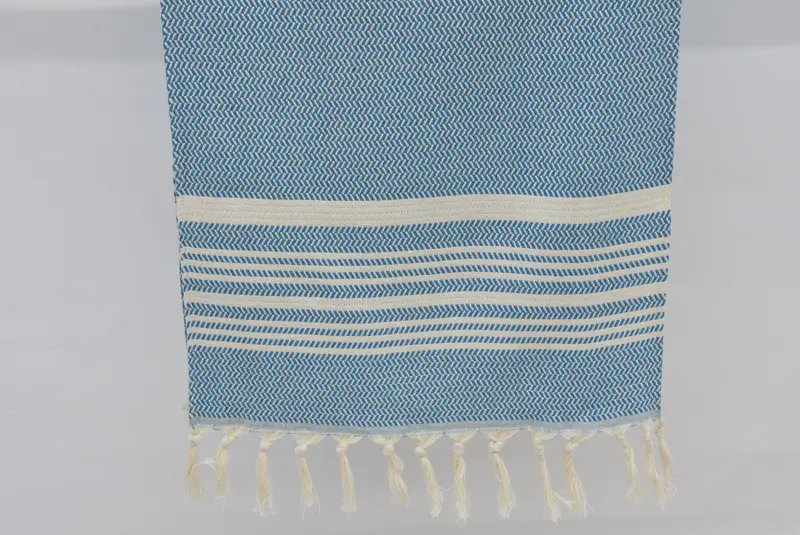 Small Bath Towels, Wedding Anniversary Gift, Turkish Towel Hand Towel, 40x18 Cotton Striped Towel, Best Friend Christmas Gift, Personalized Gifts - 7