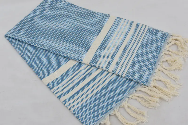 Small Bath Towels, Wedding Anniversary Gift, Turkish Towel Hand Towel, 40x18 Cotton Striped Towel, Best Friend Christmas Gift, Personalized Gifts - 4