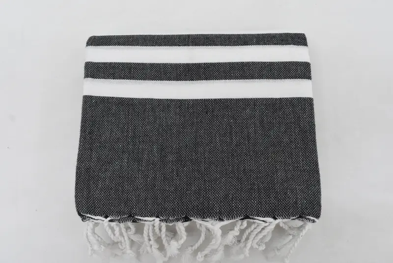 Custom Turkish Towel, Beach Towel Bulk, Thin towel, Turkish beach towel, Wedding Shower Gift, 70x40 Cotton Striped Towel, Sand-Resistant Peshtemal - 6