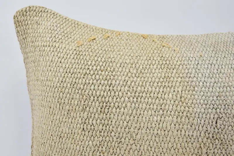 Gift Pillow, Pillow, Boho Pillow, Patio Pillow Cover, Garden Pillow Case, 16x24 Beige Cushion, Antique Pillows, Authentic Pillow Cover - 2