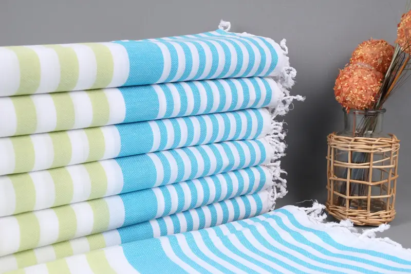 Bachelorette Towel Personalized Turquoise-Pistachio Green, 36x67 Inches