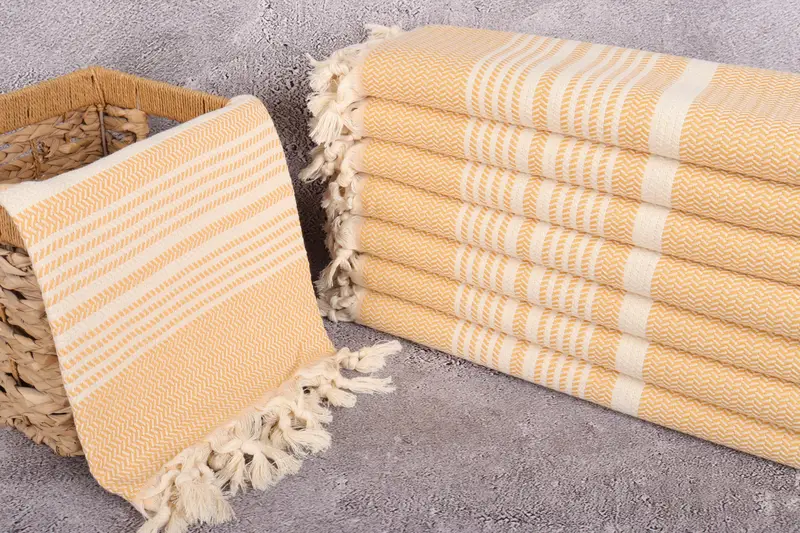 Personalized Beach Towel, 70x40 Cotton Striped Towel, Custom Turkish Towel, Gift For Wedding Day, Custom Towel, Birthday Gift, Beach Towel Bulk - 3