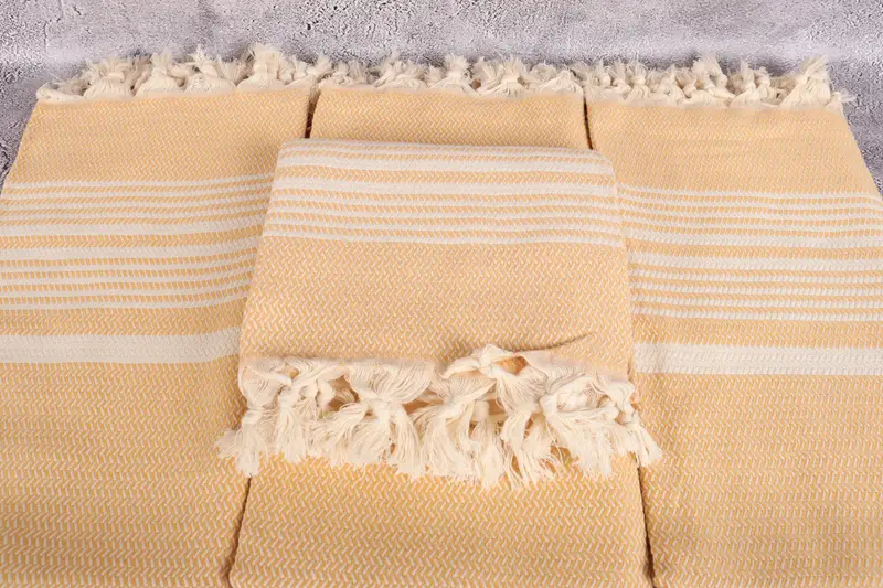 Personalized Beach Towel, 70x40 Cotton Striped Towel, Custom Turkish Towel, Gift For Wedding Day, Custom Towel, Birthday Gift, Beach Towel Bulk - 4