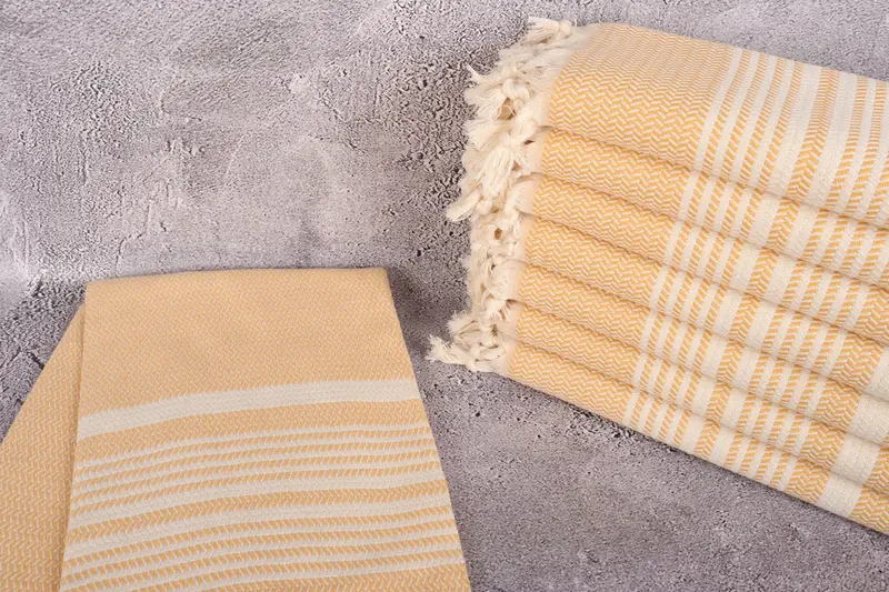 Personalized Beach Towel, 70x40 Cotton Striped Towel, Custom Turkish Towel, Gift For Wedding Day, Custom Towel, Birthday Gift, Beach Towel Bulk - 2