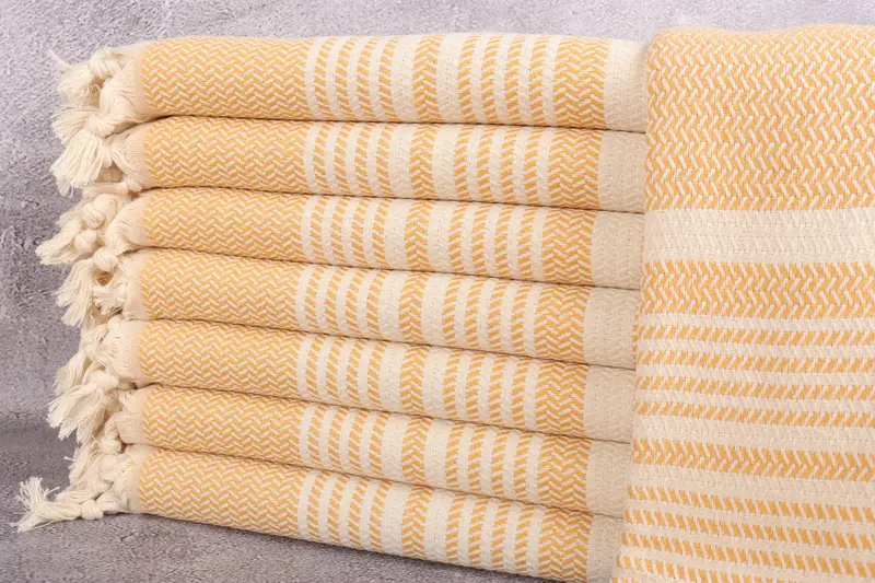 Personalized Beach Towel, 70x40 Cotton Striped Towel, Custom Turkish Towel, Gift For Wedding Day, Custom Towel, Birthday Gift, Beach Towel Bulk - 1