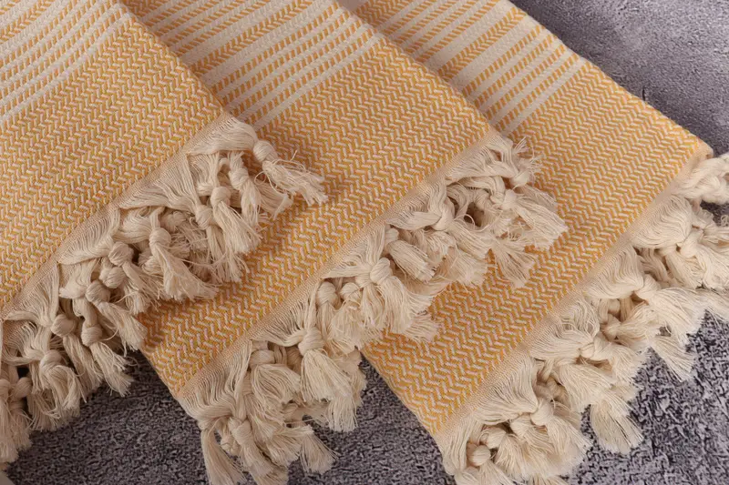 Personalized Beach Towel, 70x40 Cotton Striped Towel, Custom Turkish Towel, Gift For Wedding Day, Custom Towel, Birthday Gift, Beach Towel Bulk - 5