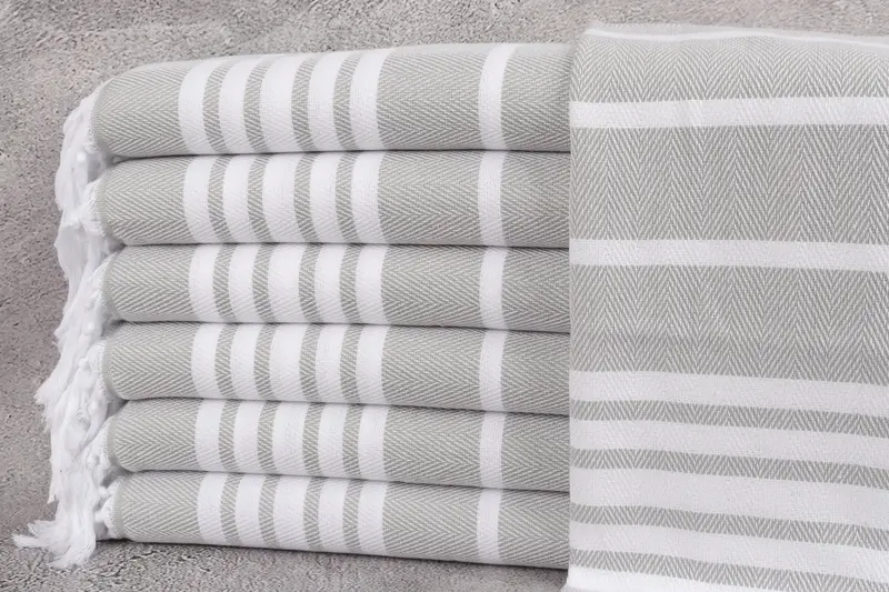 Personalized Gifts, Beach Bachelorette Party Decorations, 40x20 Cotton Zig zag Towel, Custom Tea Towel, Custom Hand Towel, Monogram Hand Towel - 1