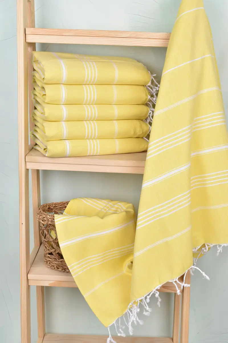 Customized Turkish Towel, 70x40 Cotton Striped Towel, Custom Beach Towel, Christmas Gift, Bridesmaid Gift Towel, Guest Towel, Turkish towel - 3
