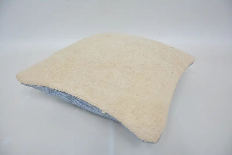 Vintage Pillow, Handmade Cushion Case, Pillow for Sofa, Pillow Cover, 12x12 Beige Cushion Cover, Boho Pillow, Handwoven Pillow Cover Cushion - 6