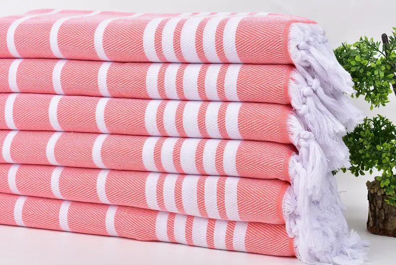 Bridesmaid Gifts, Best Friend Christmas Gift, Personalized Dish Towel, 40x20 Cotton Zig zag Towel, Xmas Gifts, Turkish Towel Hand Towel, Gym Towel - 3
