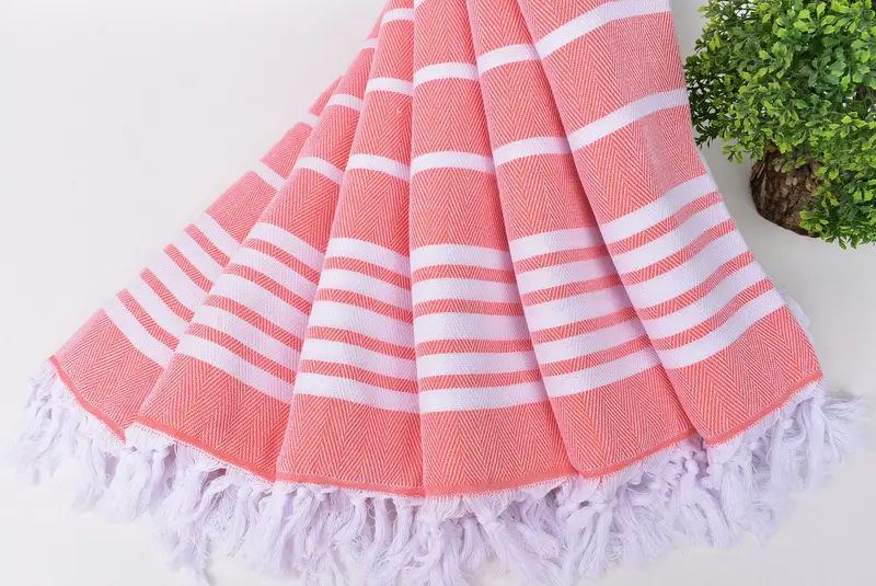 Bridesmaid Gifts, Best Friend Christmas Gift, Personalized Dish Towel, 40x20 Cotton Zig zag Towel, Xmas Gifts, Turkish Towel Hand Towel, Gym Towel - 4