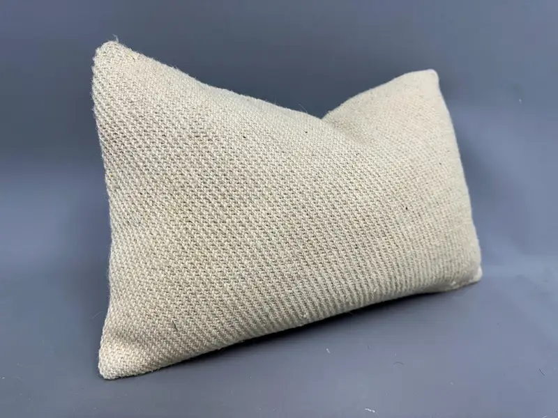 Pet Pillow Case, Pillow for Sofa, Cushion Cover, 12x20 Beige Cushion Cover, Boho Pillow, Turkish Kilim Pillow, One Of A Kind Cushion Case - 2
