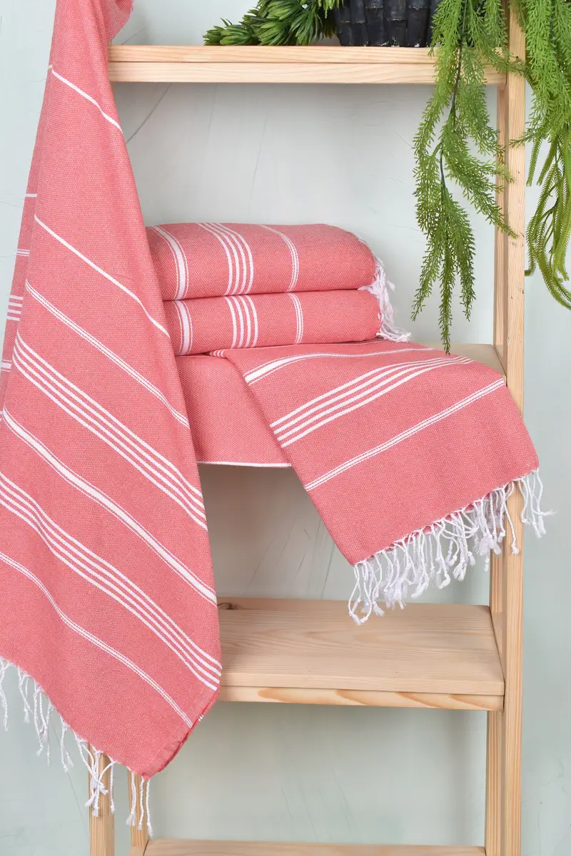 Thin towel, Spa Towel, 70x40 Cotton Striped Towel, Quick-Dry Beach Towel, Bridal Shower Gifts, Miami Bachelorette Party Favors, Quick-dry peshtemal - 6